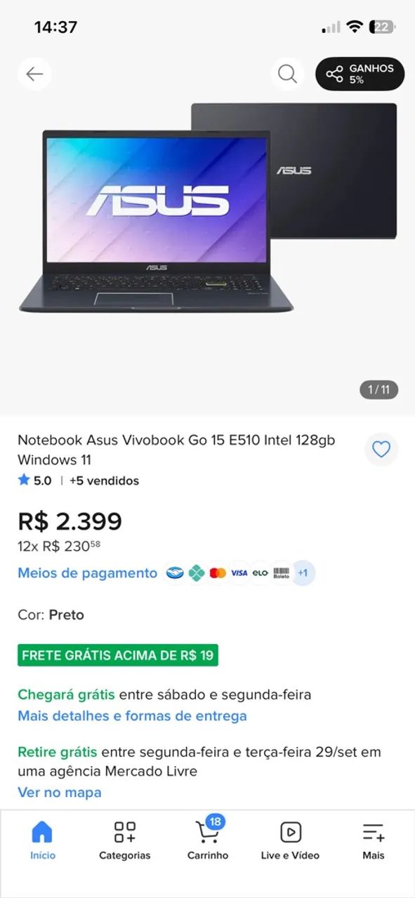 Notebook asus - Foto 3