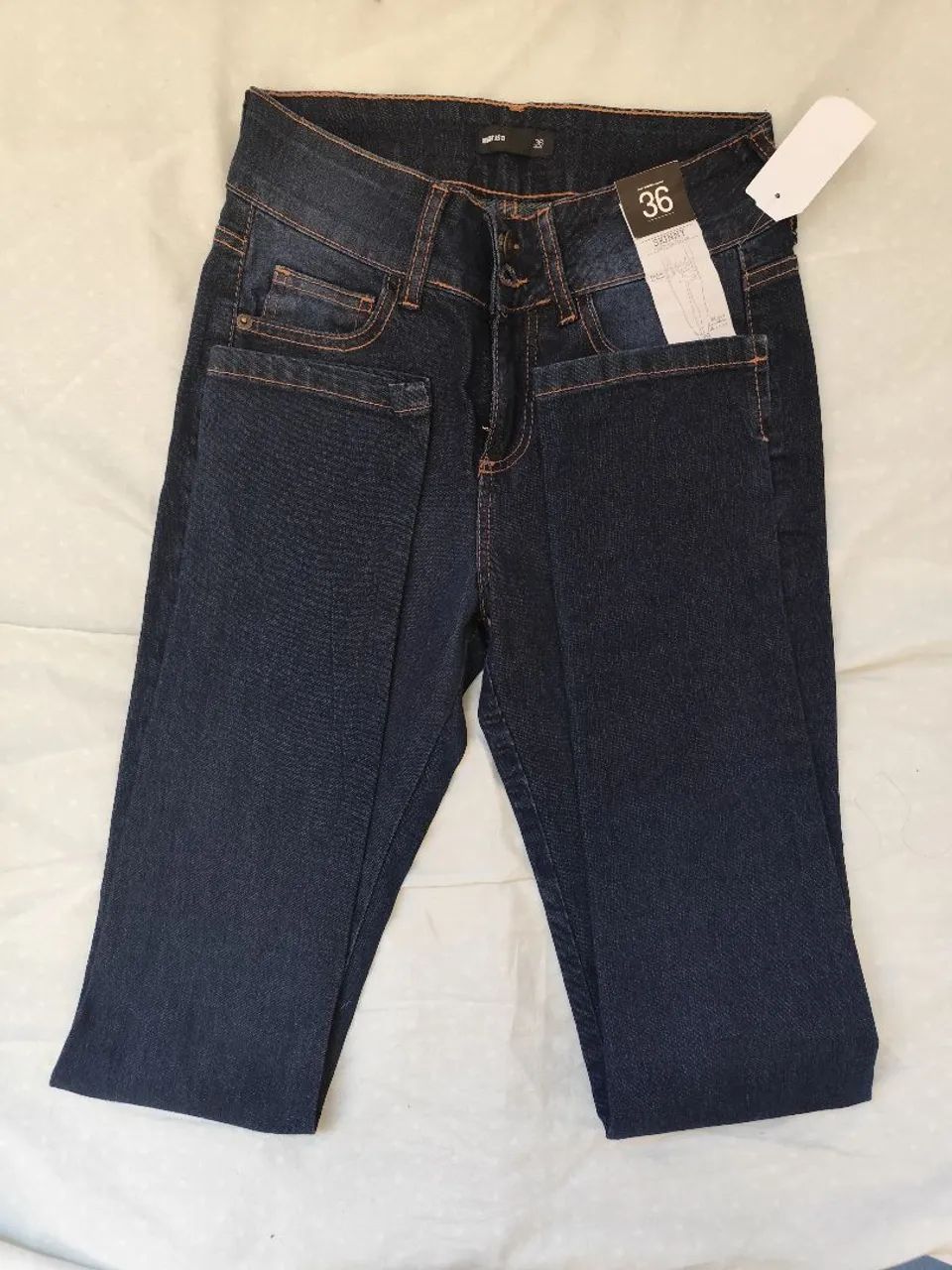 Calça jeans azul escuro 