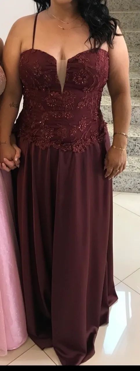 Vendo vestido plus size usado 1 vez  - Foto 3