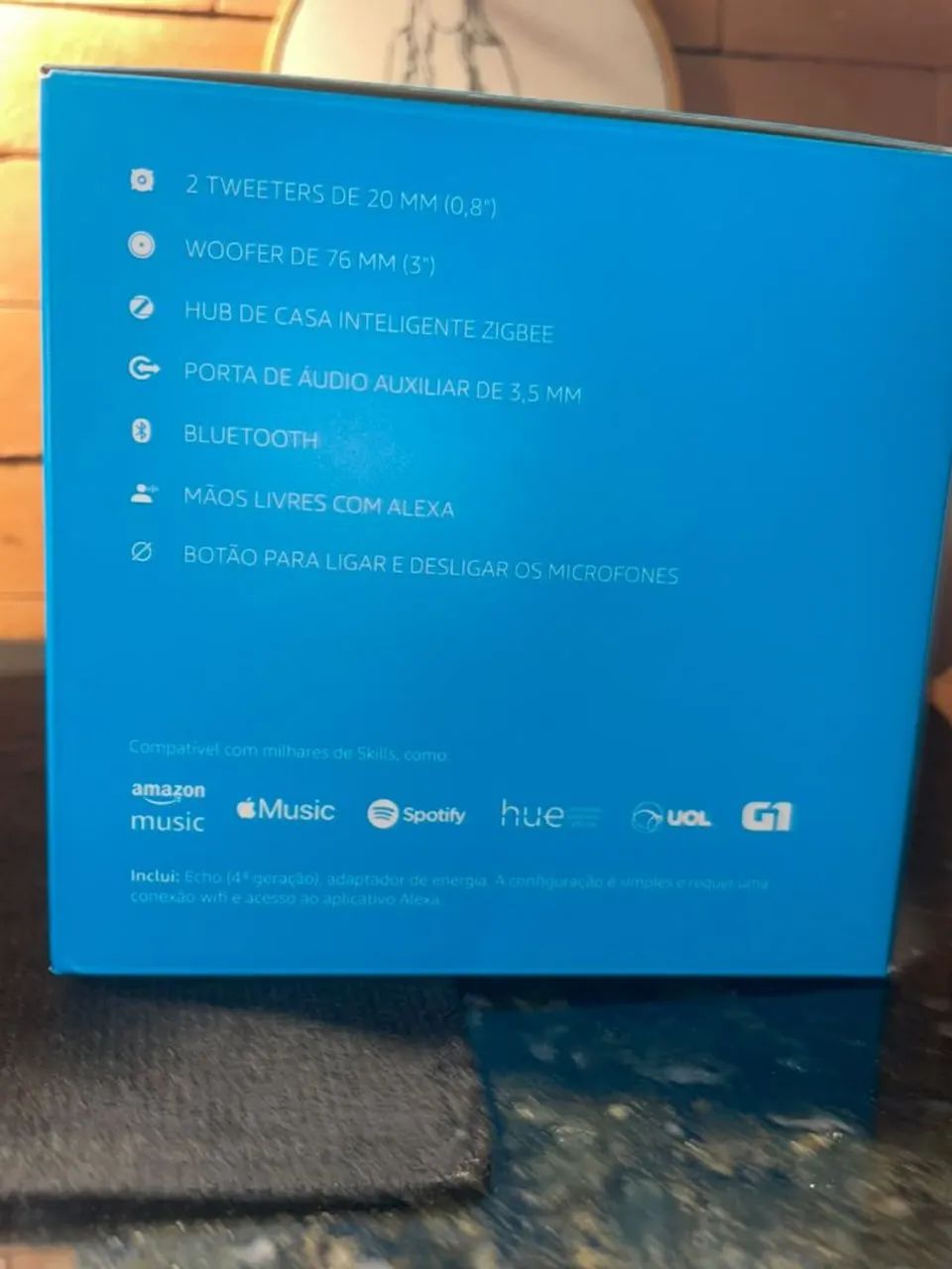 Amazon Echo com som Premium Hub ZigBee Alexa  - Foto 4