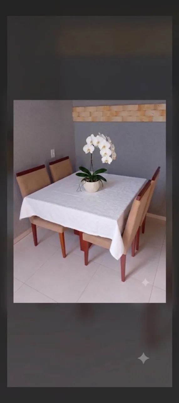 SALA DE JANTAR COM 4 CADEIRAS  - Foto 4