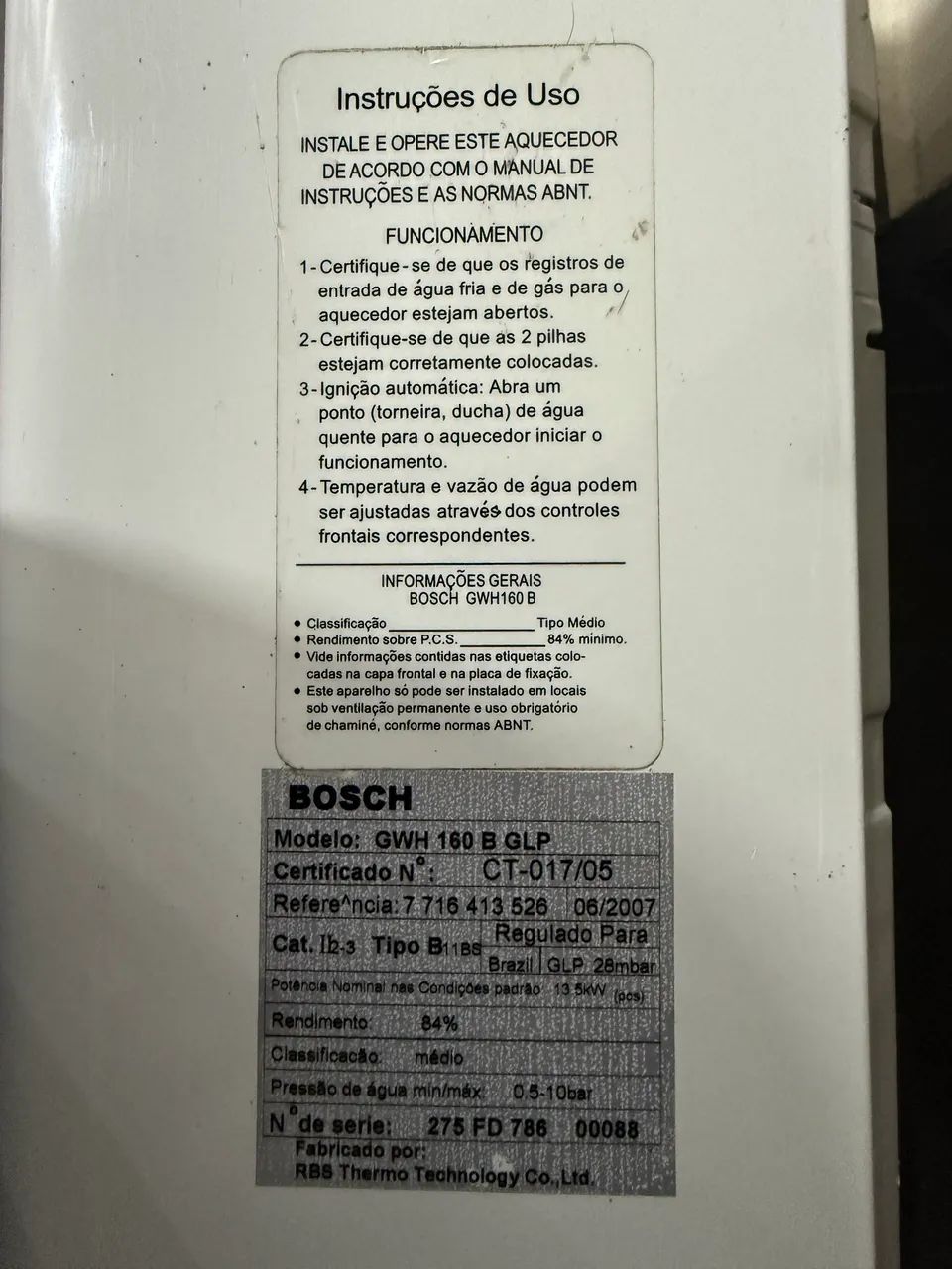 Aquecedor gás Bosch - Foto 5