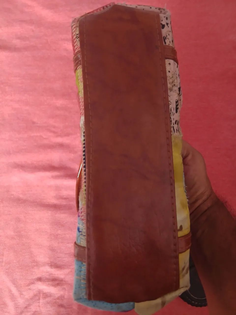 Bolsa vintage anos 2000 patchwork boho-chic  original  - Foto 3