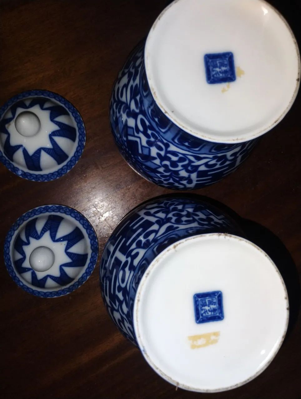 Par de Vasos chineses gengibre séc.XVIII - Foto 4