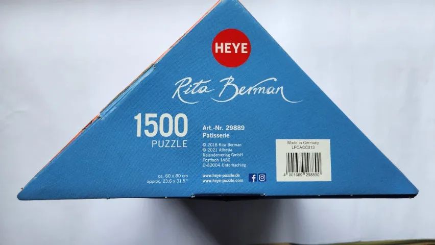 Quebra-cabeça HEYE 1500 peças - Rita Berman - Confeitaria - Foto 3