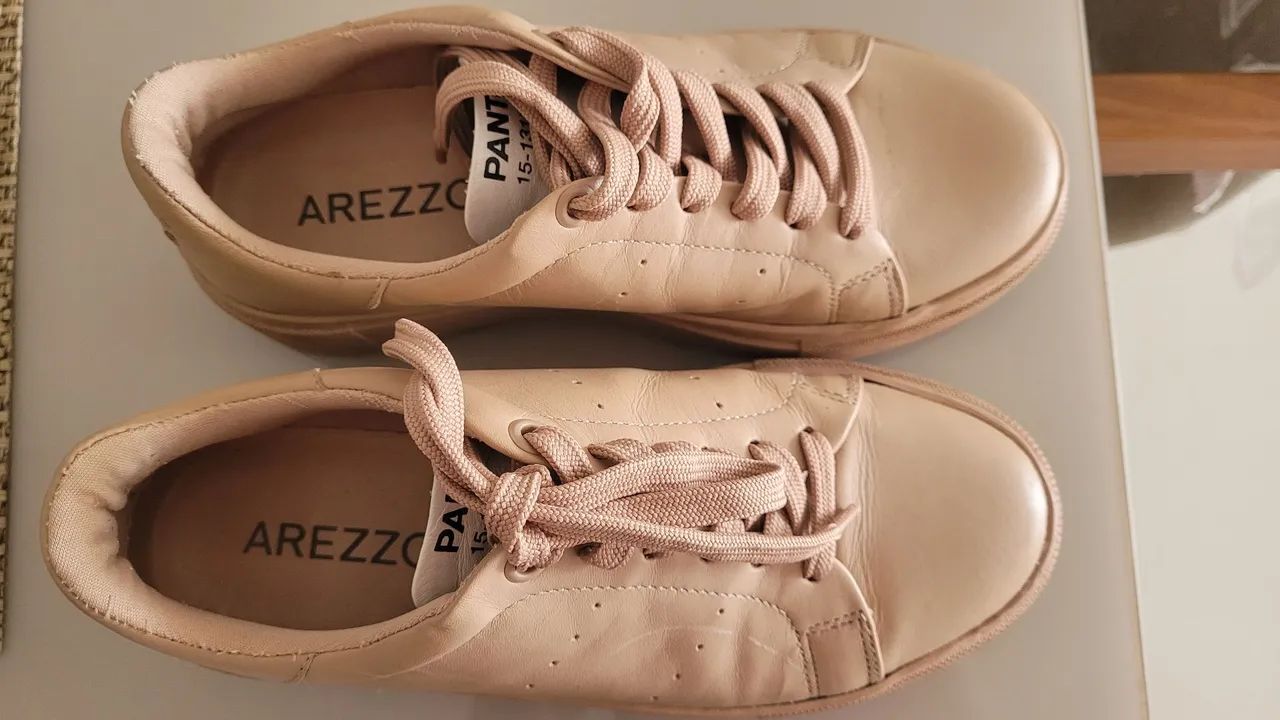 Tênis de couro Arezzo n° 34 - Foto 3