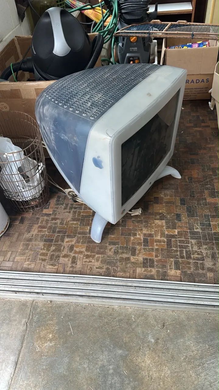 Este é um monitor vintage Apple Studio Display de 17 ou 21 polegadas - Foto 5