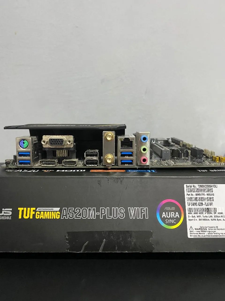 Placa mãe ASUS tuf gaming A520m Plus WIFI - Foto 4
