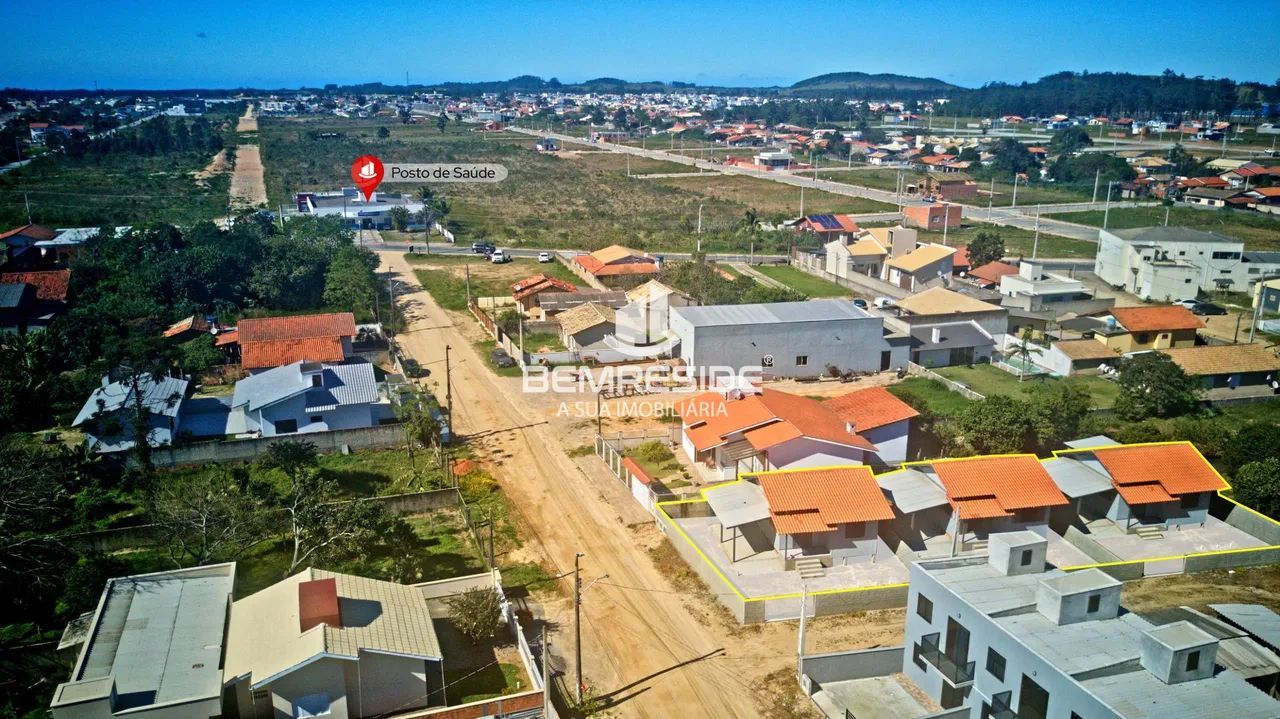 Casa nova com dois quartos e garagem para alugar no Retiro, Jaguaruna-SC - Foto 2