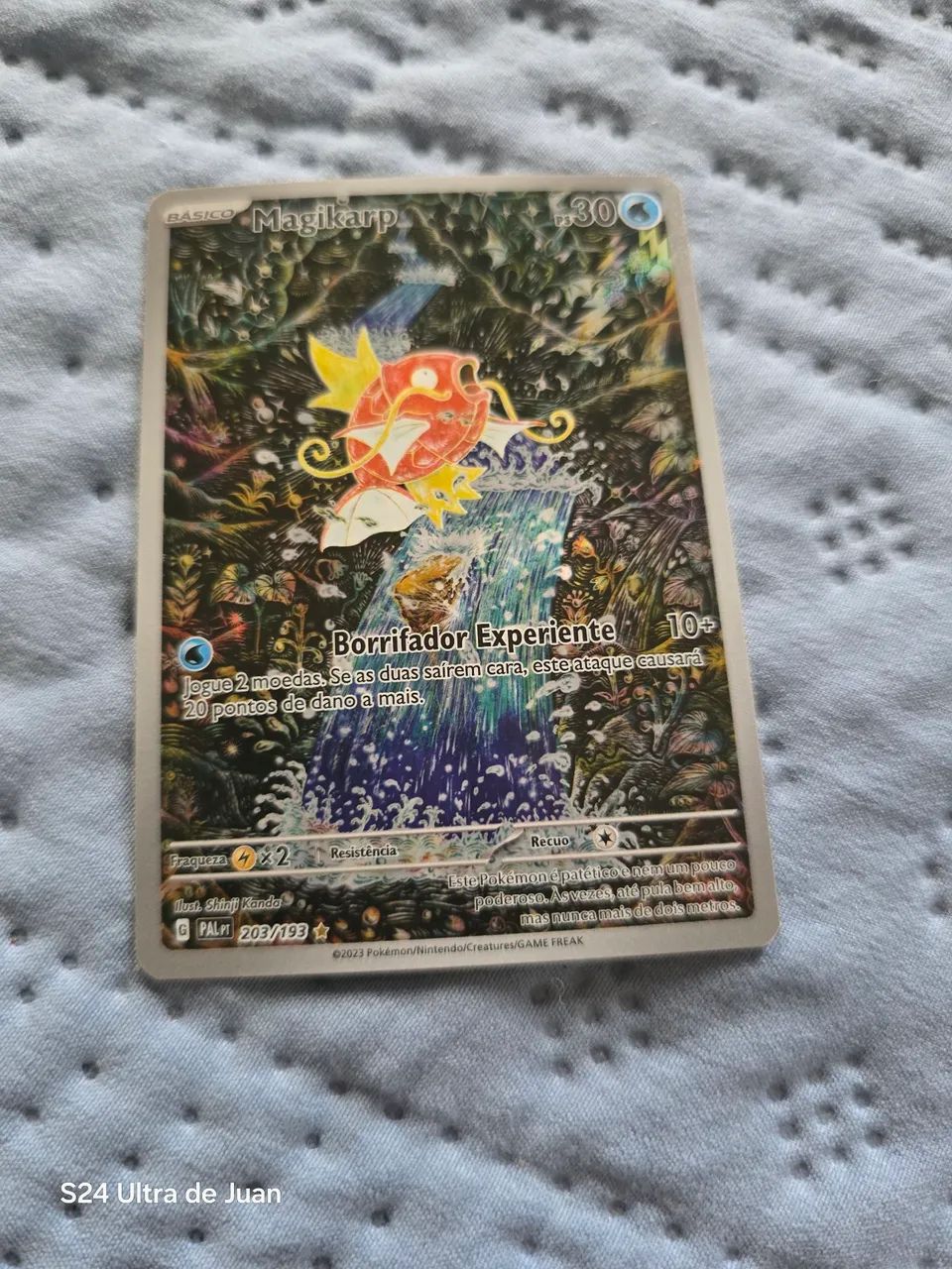 Magikarp (203/193) Pokemon Tcg perfeito - Foto 3