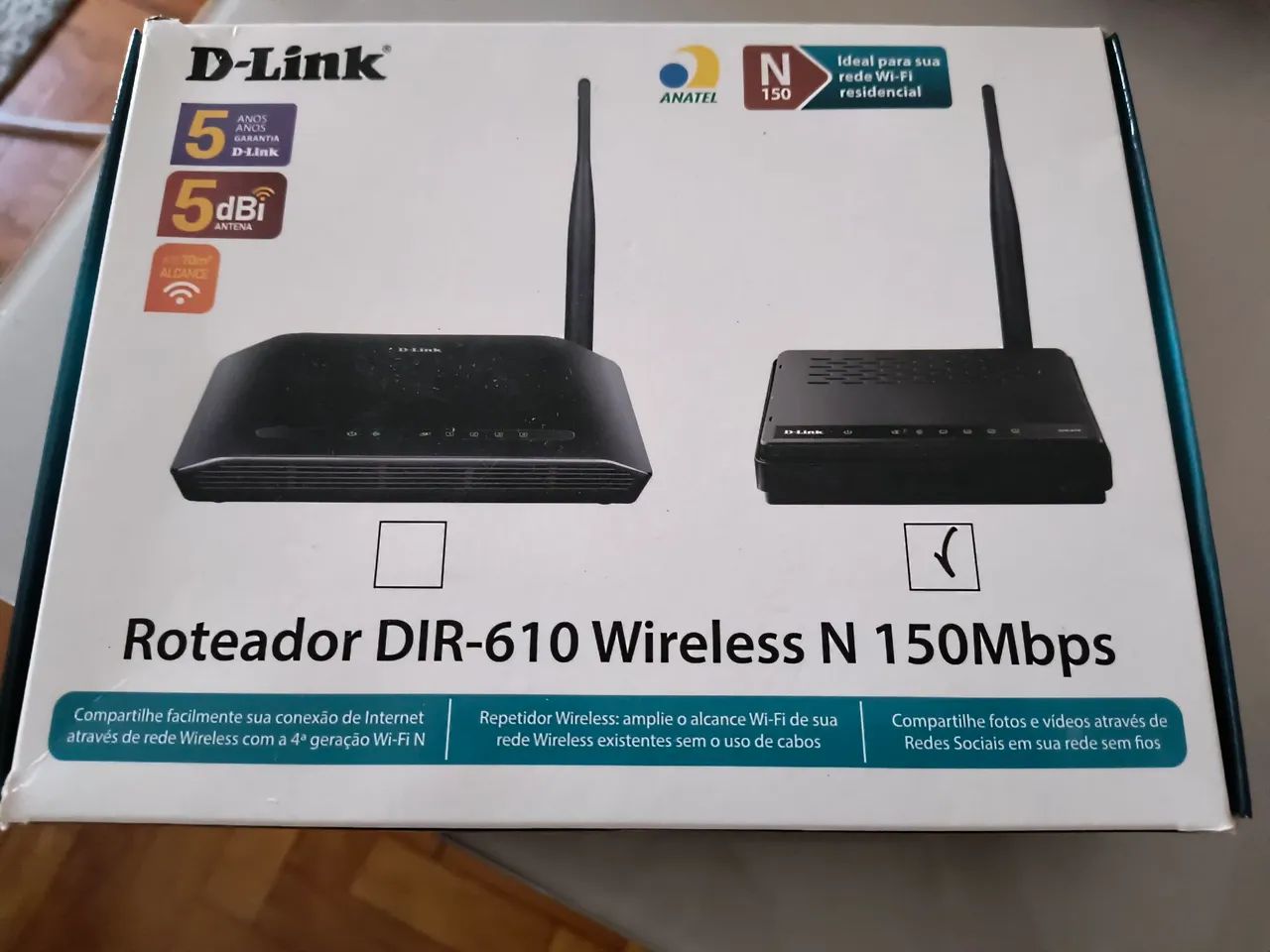 Roteador D-Link DIR-610 wireless N150Mbps