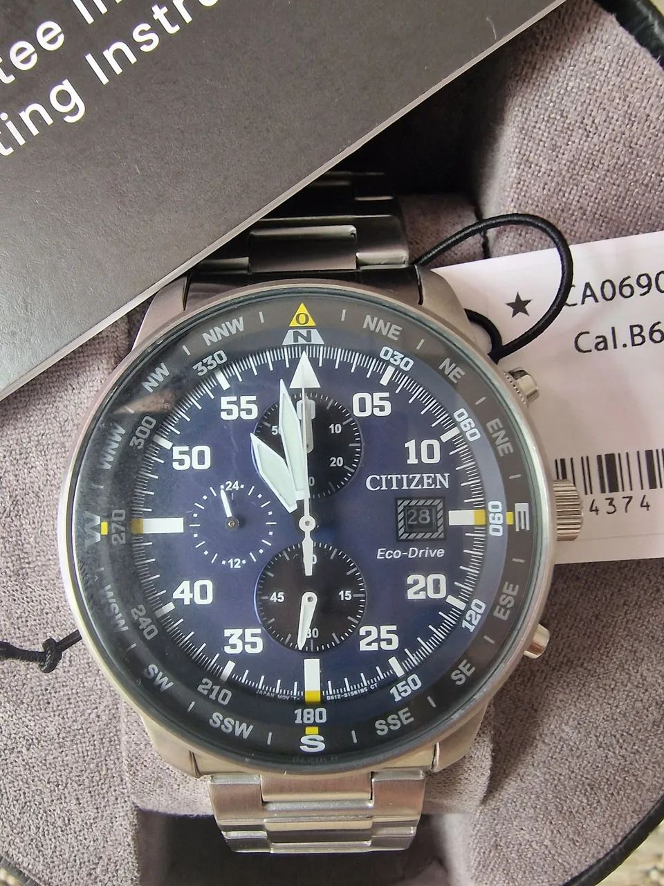 Citizen Eco Drive Aviator Novo - Foto 2
