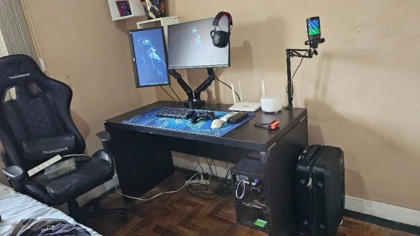 Mesa de Escritório de madeira  - Foto 4