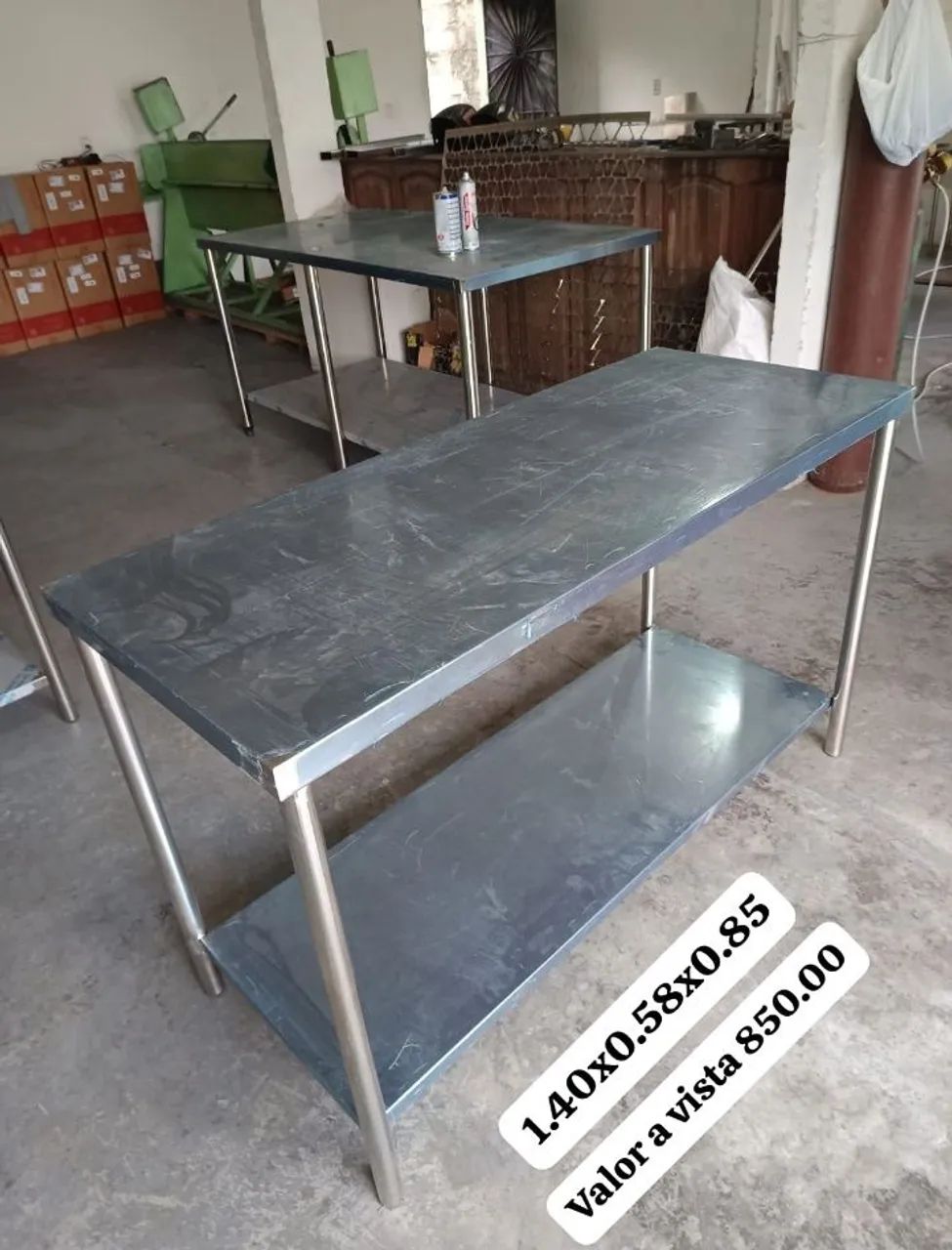 Venda de mesa inox