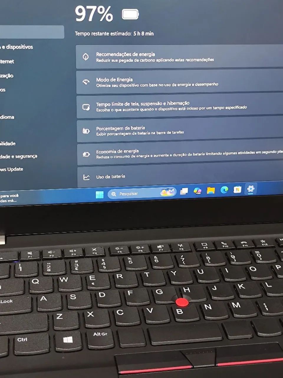 NOTEBOOK THINKPAD i7 10ª/32GB RAM/256GB SSD - Foto 3