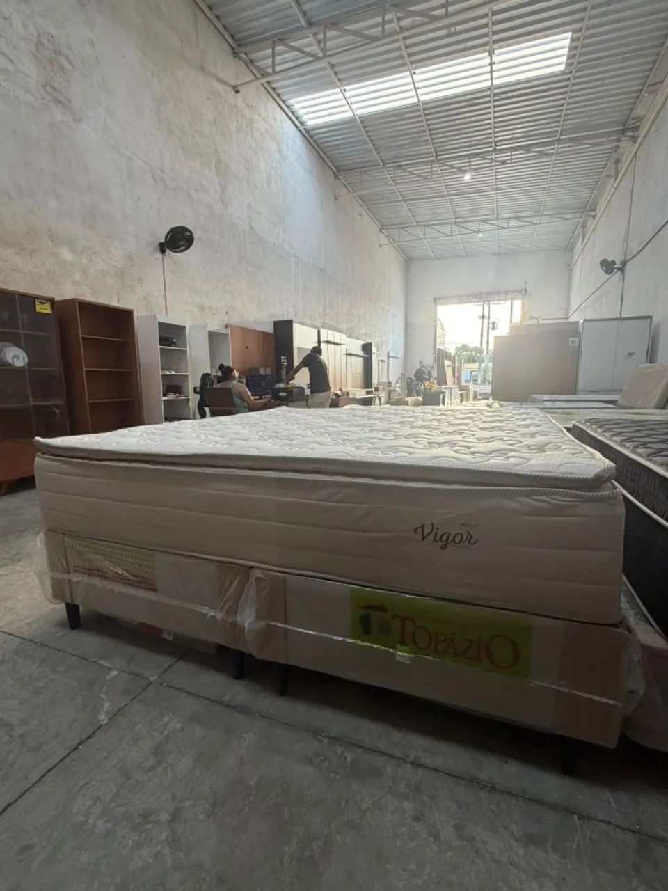 Cama King Vigor Topazio 158x203cm 