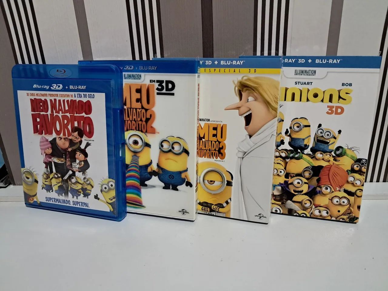 Coleção Blu-ray 2D+3D Meu Malvado Favorito 1,2,3 e Minions 1 - Foto 6