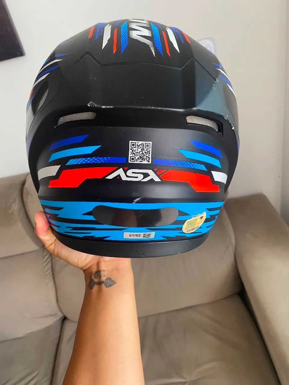 Capacete asx  - Foto 5