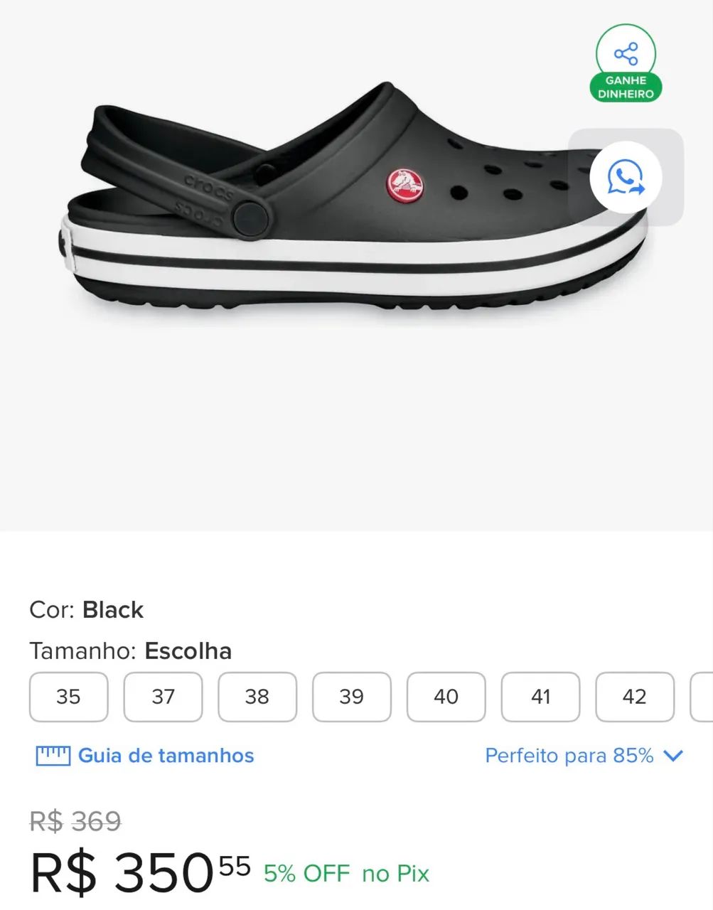 Sandália infantil Crocs - Foto 3