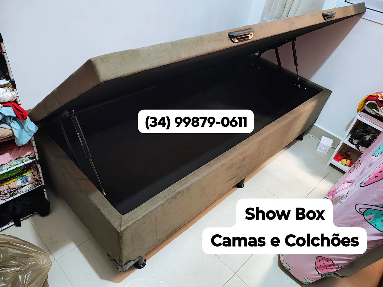 Box Baú Solteiro Blindado com Entrega Grátis  - Foto 3