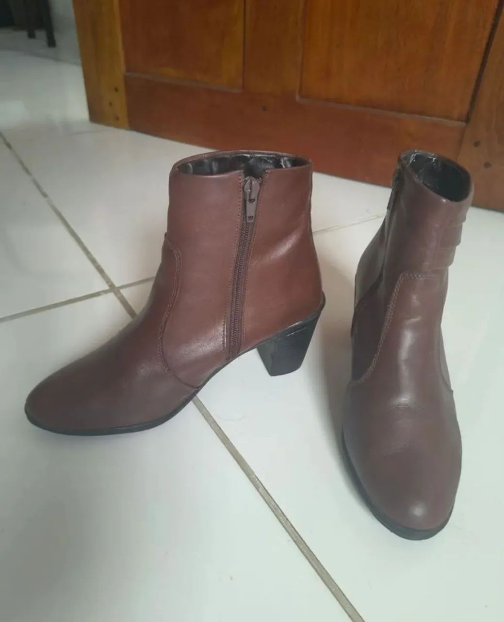 Bota Feminina Couro Legítimo  - Foto 4