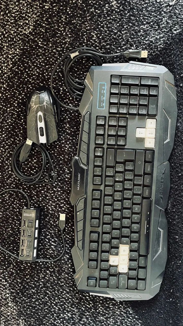 Teclado e mouse Gamer