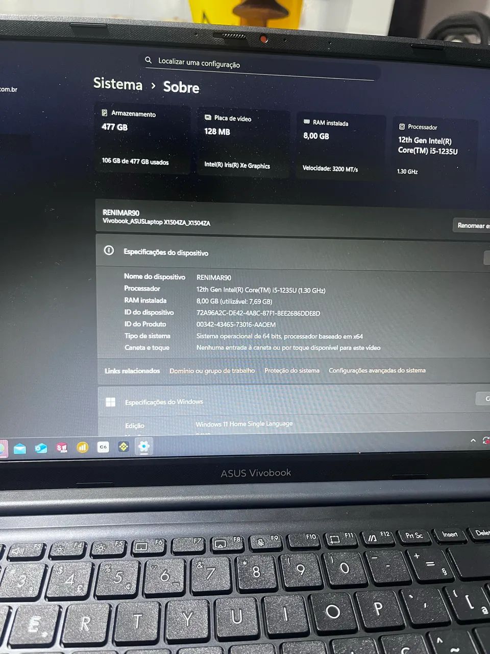 Notebook Asus vivobook  - Foto 2