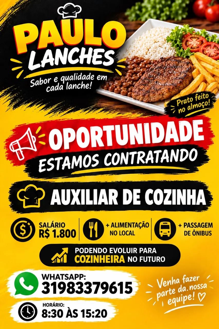 *VAGA DE EMPREGO*