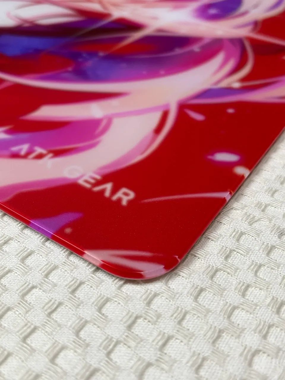 (Novo) Mousepad de Vidro ATK Anime - Edição limitada Crimson  - Foto 3