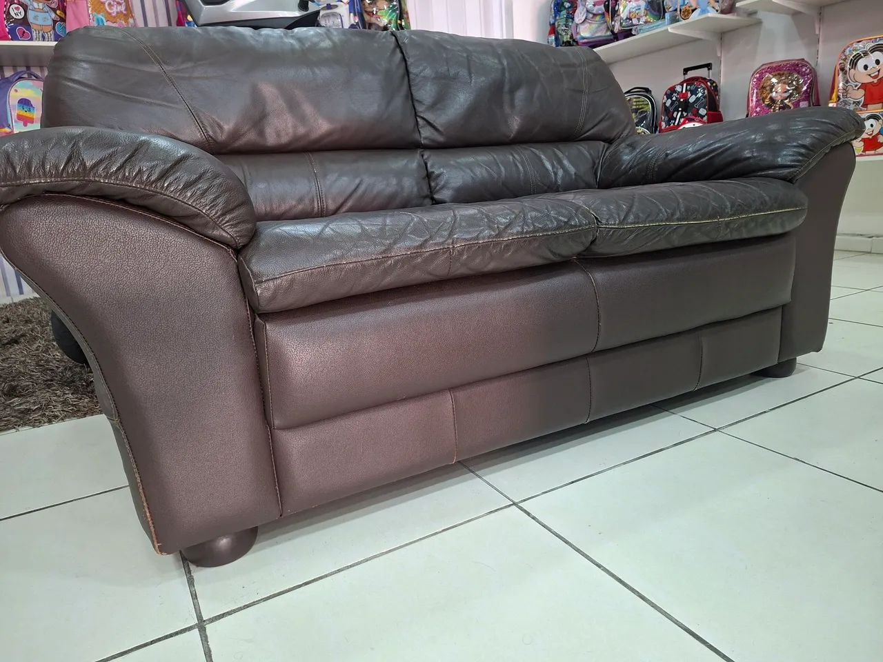 Sofá em Couro Legítimo  - Foto 3