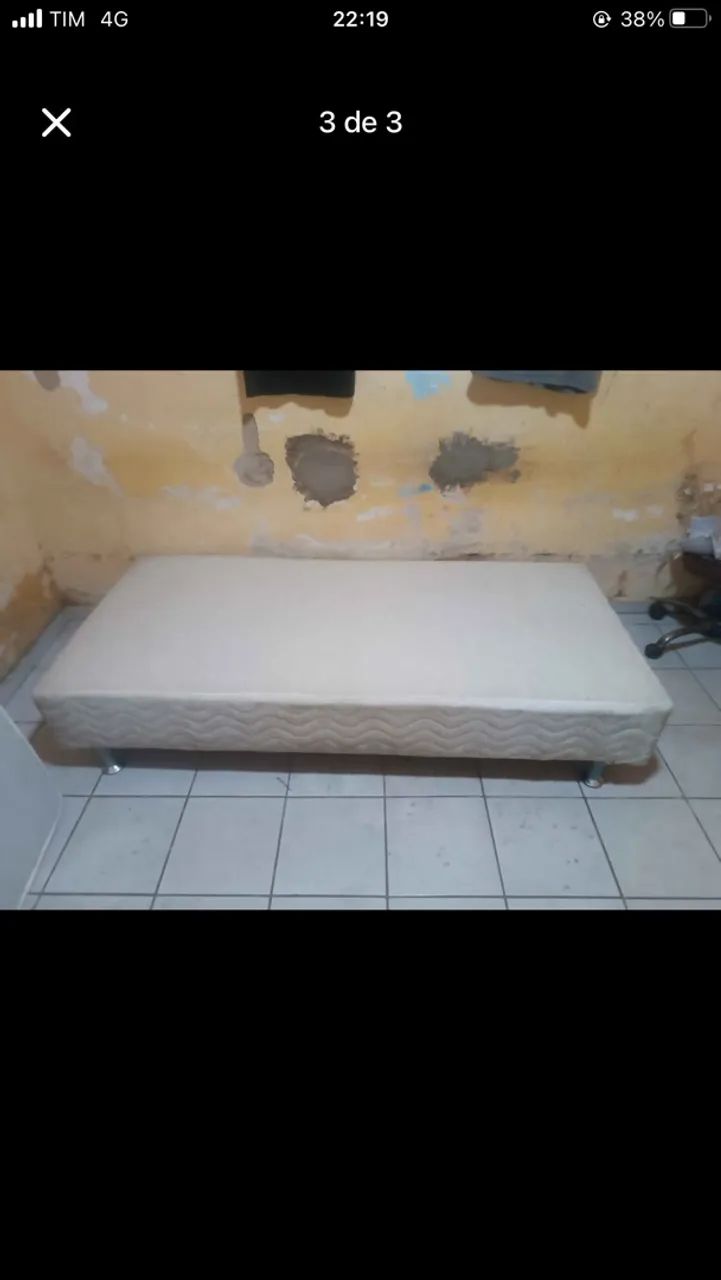 Cama box solteirao nova - Foto 3