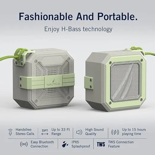 Caixa de Som NAUTICA Bluetooth Importada - Foto 2