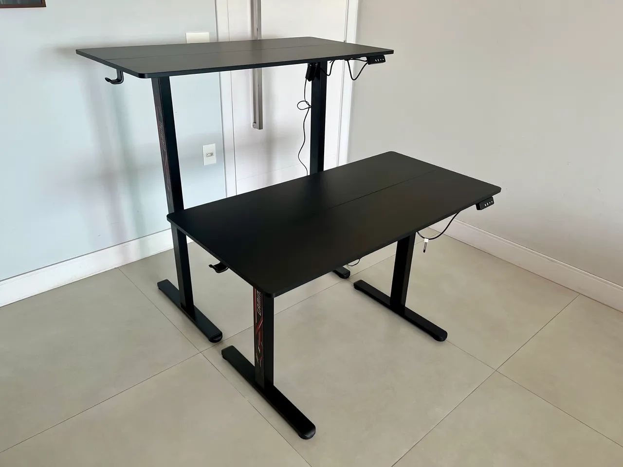 Mesa Escritório / Gamer Elétrica com Regulagem de Altura Ajustável - Foto 4