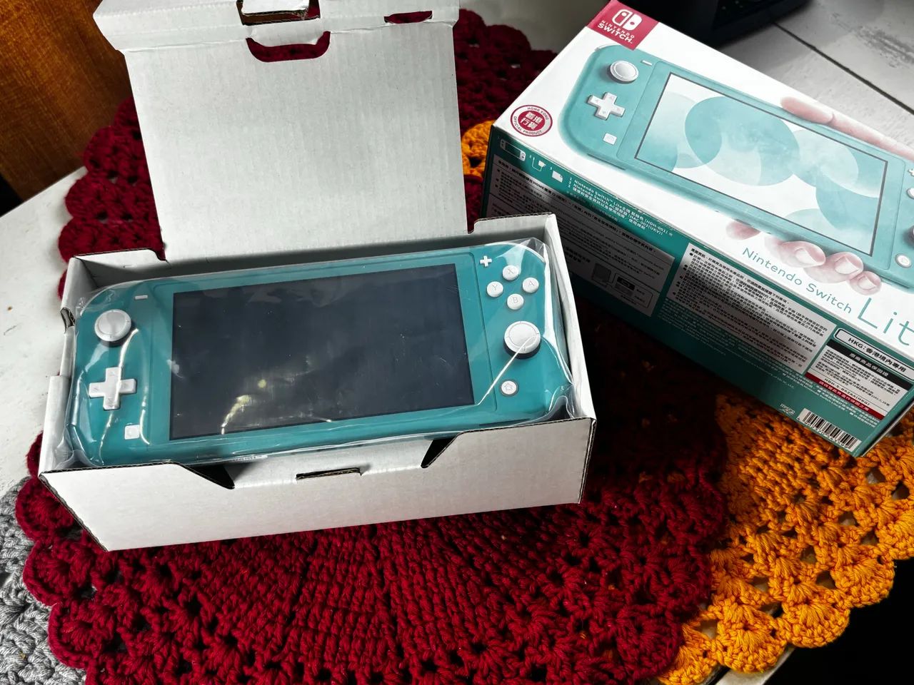 Nintendo Switch Lite Turquesa ? NOVÍSSIMO + CAIXA COMPLETA