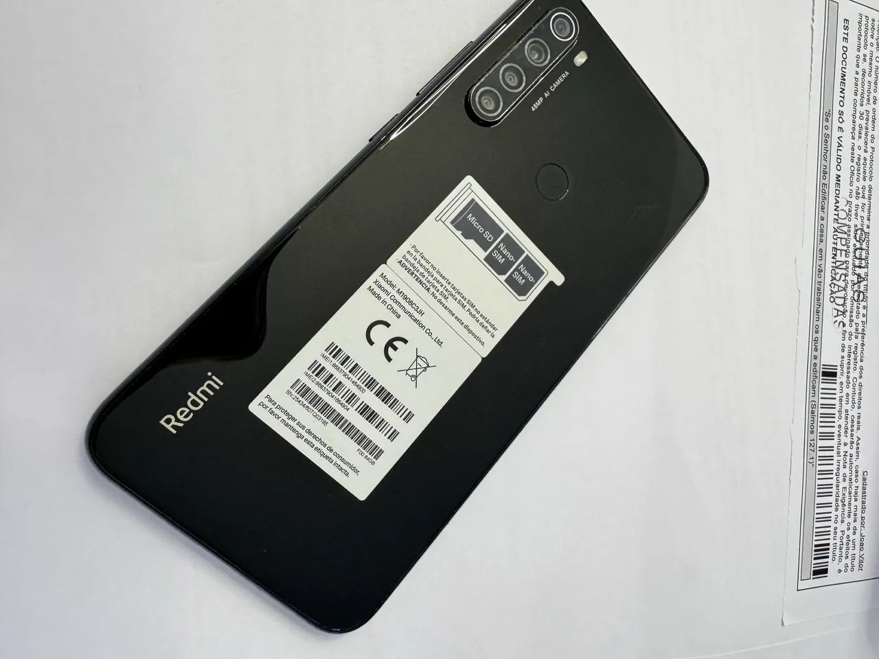 Vendo Celular Xiami NOTE 8