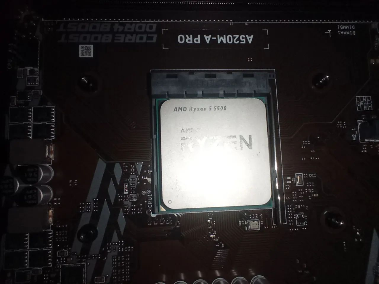 Placa mãe msi a520m (nova sem uso somente testada) - Foto 2