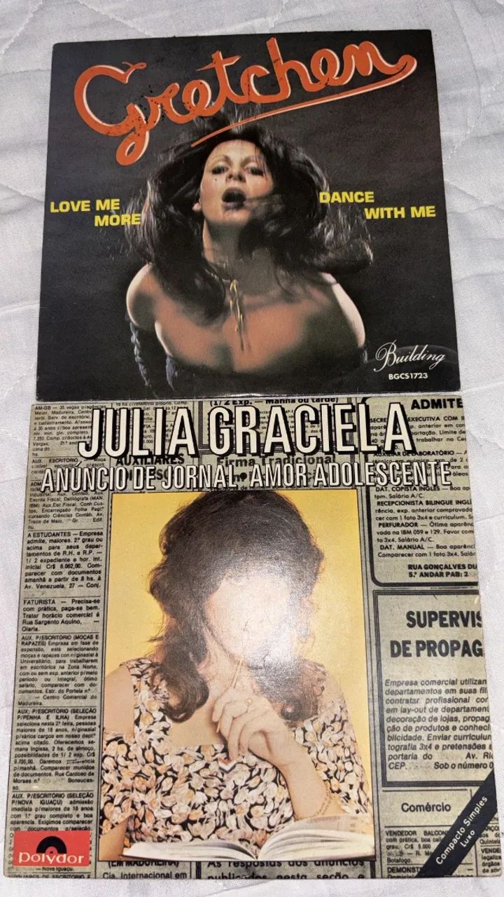 Kit 10 discos mini vinil clássicos  - Foto 2