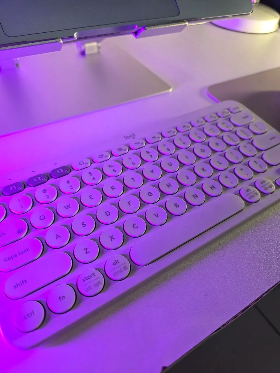 Teclado e Mouse Logitech K380 Branco - Foto 3