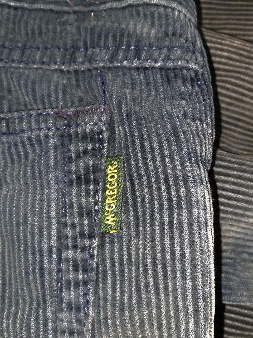 Calça  McGregor, de veludo cotêlê, aproximadamente 90 cm - Foto 4