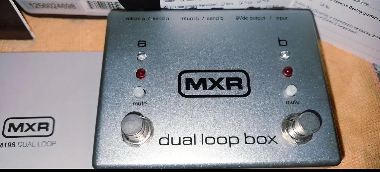 Pedal MXR Dual Loop Box Novo ! - Foto 3