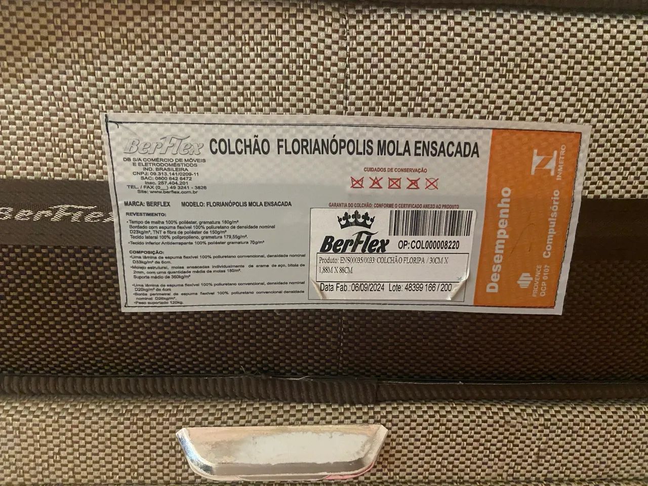 Conjunto Cama Box Solteiro com Baú + Colchão de Molas Ensacadas BerFlex - Foto 5