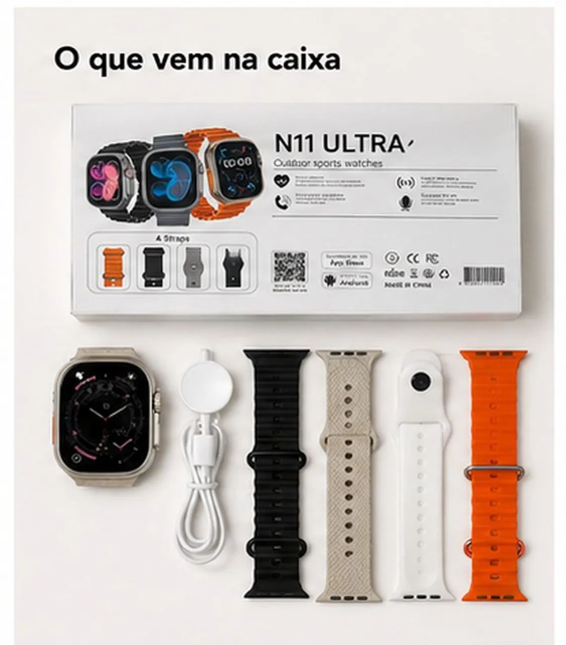 Smartwatch N11 Ultra Nfc Whatsapp Android Ios 4 
