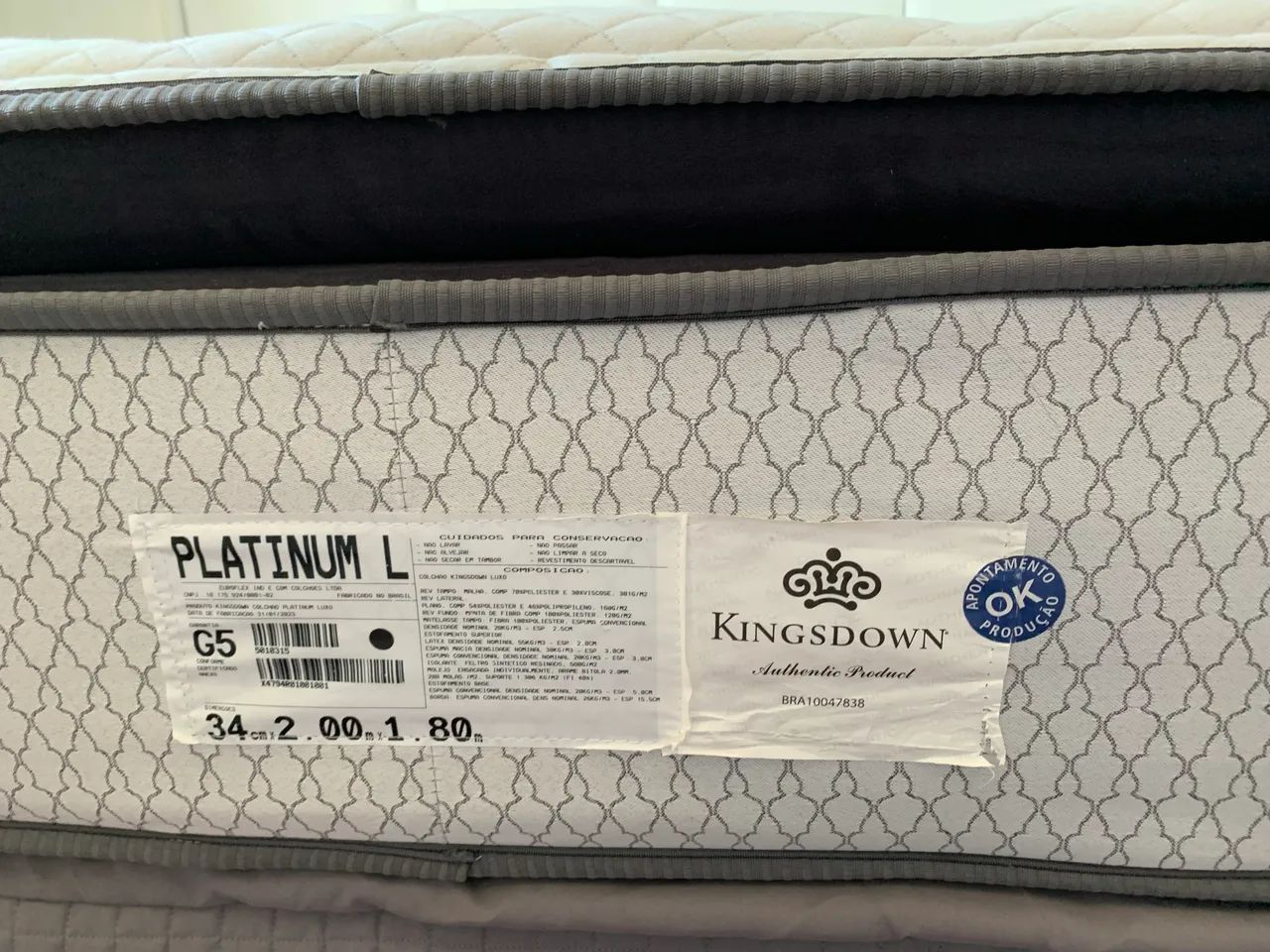 COLCHÃO KINGSDOWN PLATINUM - Foto 2