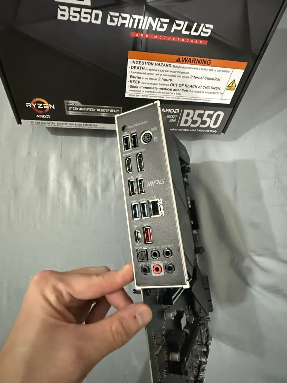 Placa Mãe MSI MPG B550 Gaming Plus - Foto 4