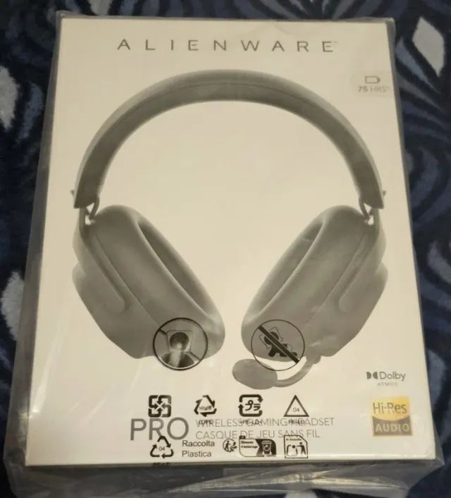 Headset Alienware Pro Sem Fio Bluetooth Com Anc - LACRADO