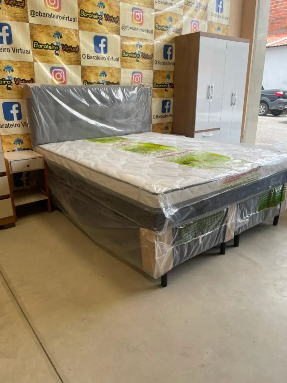 Conforto Premium no Seu Quarto Cama Queen Topázio com Molas Ensacadas em Oferta - Foto 2