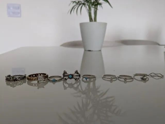 Kit 9 anéis diversos