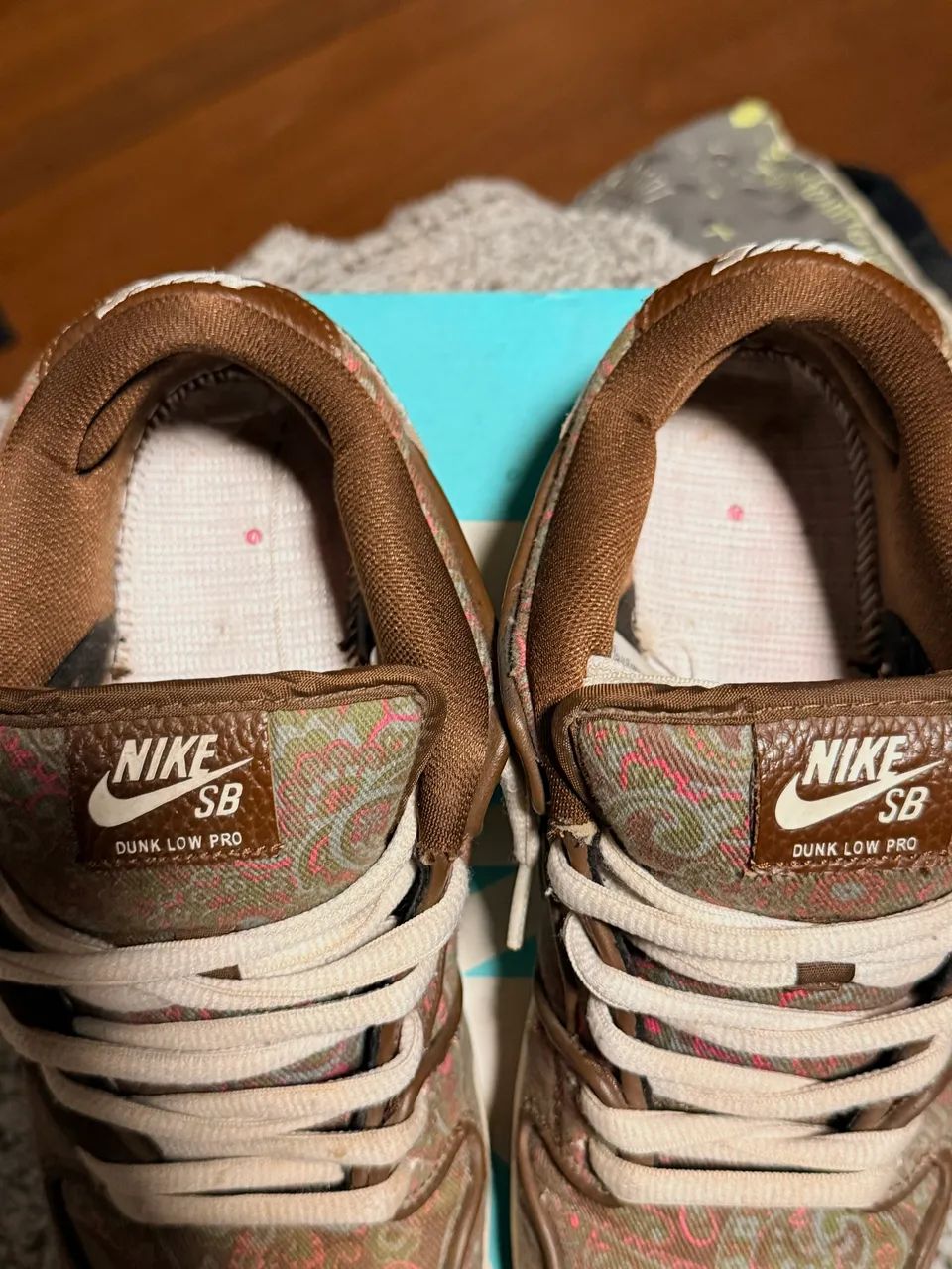 Nike SB Dunk Low Paisley Brown - com caixa  - Foto 3