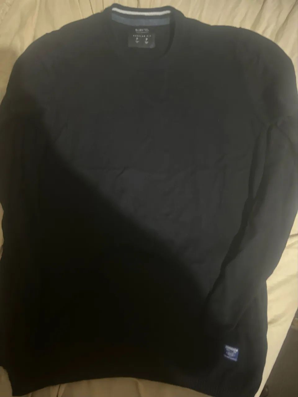 camiseta manga longa, verde militar. Nova. - Foto 2