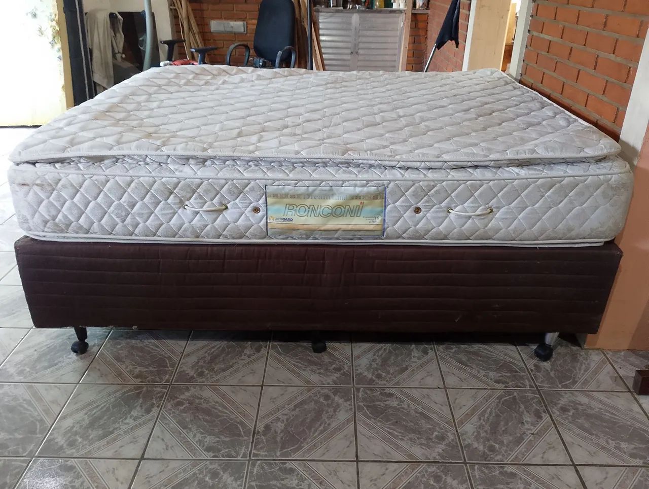 Cama Box Queen Size Colchão TOP #Entregamos - Foto 2
